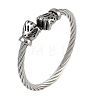 304 Stainless Steel Bangles for Women STAS-M023-19A-1