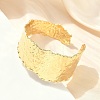 Brass Cuff Bangles for Women BJEW-A038-01C-G-3