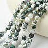 Natural Tree Agate Beads Strands G-K194-8mm-02-3