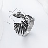 304 Stainless Steel Finger Rings for Men UP9646-3-5