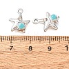 Alloy Enamel Pendants RB-CBAC8D9-05P-04-3