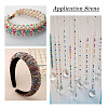 10 Strands 5 Colors Electroplate Transparent Glass Beads Strands EGLA-TA0013-78B-8