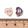Brass Enamel Beads KK-CBA0E55-06G-3