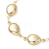 304 Stainless Steel Teardrop Link Chains Bracelets for Women BJEW-JB13427-3