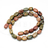 Natural Polychrome Jasper/Picasso Stone/Picasso Jasper Beads Strands X-G-Q948-84-2