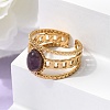 304 Stainless Steel Cuff Open Rings RJEW-F213-03G-08-3