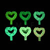 Luminous & Frosted Transparent Resin Cabochons X-RESI-T026-09M-3