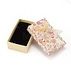 Flower Pattern Cardboard Jewelry Packaging Box X2-CBOX-L007-003C-2