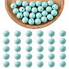 30Pcs Round Silicone Beads SIL-SZ0004-23J-1
