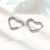 201 Stainless Steel Hoop Earrings EJEW-Z137-02P-02-2