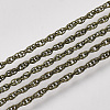 Soldered Brass Covered Iron Rope Chains CH-S125-07B-AB-1