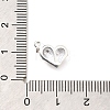 925 Sterling Silver Enamel Heart Ice Cream Charms STER-H116-03S-02-3