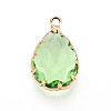 Transparent Glass Pendants KK-N283-02E-G-1