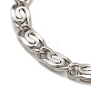 304 Stainless Steel Lumachina Chain Bracelets BJEW-C079-01C-P-2