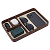 4 Grids Leather Jewelry Display Trays for Earrings Rings Bracelets AJEW-WH0816-545B-1