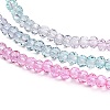 Transparent Painted Glass Beads Strands LS-DGLA-A034-T2mm-A10-4