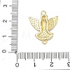 Brass Connector Charms KK-A293-18G-3