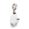 304 Stainless Steel Charms STAS-F259-024P-2