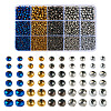 3450Pcs 15 Style Electroplate Glass Beads Strands EGLA-TA0001-28-1