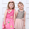 8Pcs 4 Colors Embroidery Style Cloth Iron on/Sew on Patches PATC-FG0002-17-6