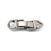 304 Stainless Steel Fold Over Clasps STAS-M119-05P-04-1