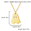 Halloween 304 Stainless Steel Laser Cut Pendant Necklaces FS-WG247A7-03-1