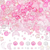 Mixed Styles Transparent Glass Beads GLAA-SC0002-17A-1