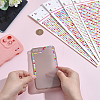 4 Sheets 4 Styles Acrylic Self Adhesive Stickers DIY-GF0014-71A-3