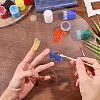 Plastic Watercolor Oil Palette AJEW-WH0696-656-3