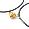 Magnetic Alloy Heart Charm Bracelet Sets for Valentine's Day BJEW-JB06415-01-5