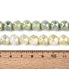 Anti-Tarnish Electroplate Glass Beads Strands GLAA-N010-10mm-12-2