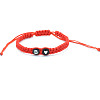 Resin Beads Braided Bead Bracelets FS-WG108B7-02-1