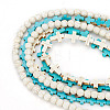 GOMAKERER 6 Styles Synthetic Turquoise Beads Strands Sets TURQ-GO0001-01-1