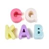 Opaque Plastic European Beads KY-Q010-04-1