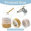 2 Rolls 2 Colors Braided Nylon Chinese Knot Cord WCOR-CJ0001-01-2