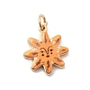 Printed Brass Pendants LS-KK-H253-01A-G-1