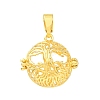 Brass Cage Pendants KK-CBA8ACD-03G-1