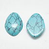 Synthetic Turquoise Cabochons TURQ-S290-54A-01-2