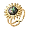 Stainless Steel Cuff Open Rings RJEW-JR01077-02-4