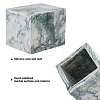 Rectangle Marble Storage Holder for Bathroom AJEW-WH0880-74A-02-3