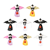 Halloween Synthetic Turquoise Big Pendants PALLOY-JF06032-1