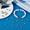 50Pcs 316 Surgical Stainless Steel Lobster Claw Clasps STAS-BBC0006-04-4
