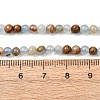 Natural Blue Calcite Beads Strands G-K427-A01-4mm-5