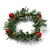 Christmas Theme Iron Napkin Rings AJEW-G062-01E-2