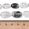 Natural Black Lodolite Quartz Beads Strands G-L650-E02-02-5