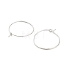 Brass Hoop Earring Findings KK-R112-038C-2