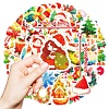 50Pcs Christmas Theme Cartoon Paper Stickers DIY-P085-09-4