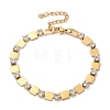 304 Stainless Steel Rhinestone Cup Chain Bracelets for Women BJEW-F488-26B-G-4