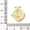 Brass Micro Pave Cubic Zirconia Pendants KK-H507-01G-3