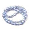 Imitation Jade Glass Beads Strands GLAA-P058-06A-01-2